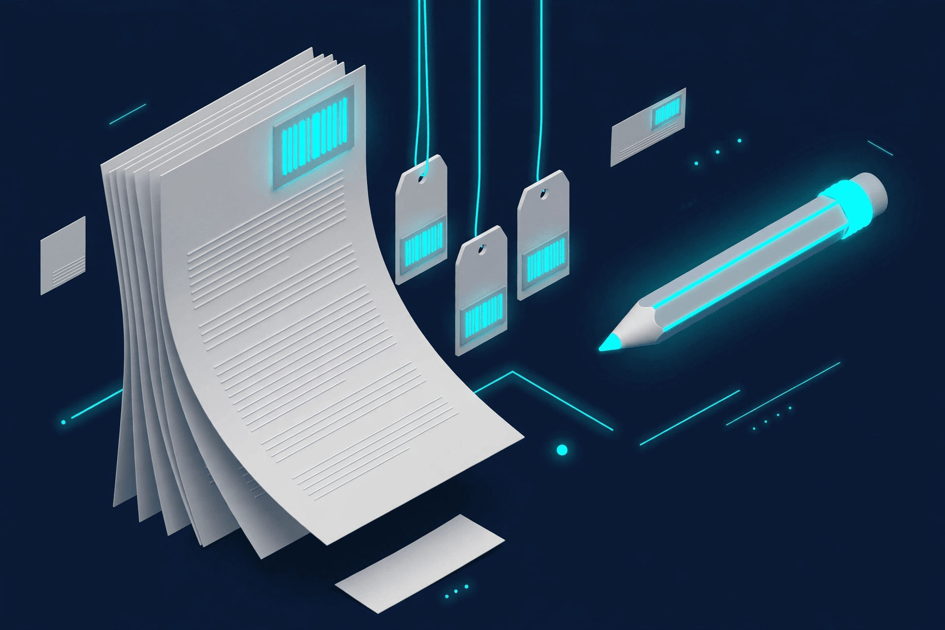 Listing Text illustration